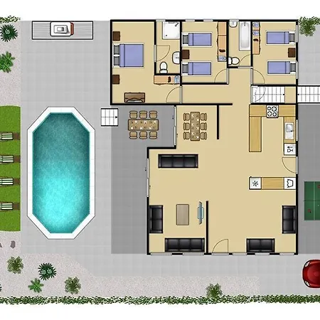 In Sleeps 6 Includes Swimming Pool Air Con And Wifi Villa